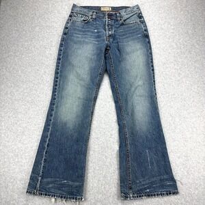 Buckle BKE 67 Jeans Mens 32 Blue Thrashed Y2K Jaxon Straight Leg Denim Casual